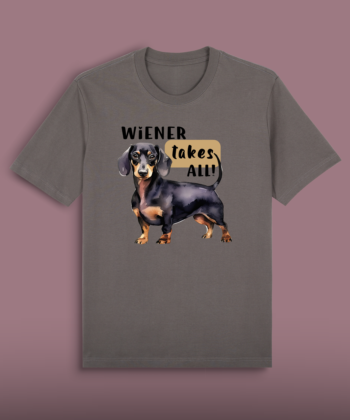 Wiener takes all - Black Dachshund