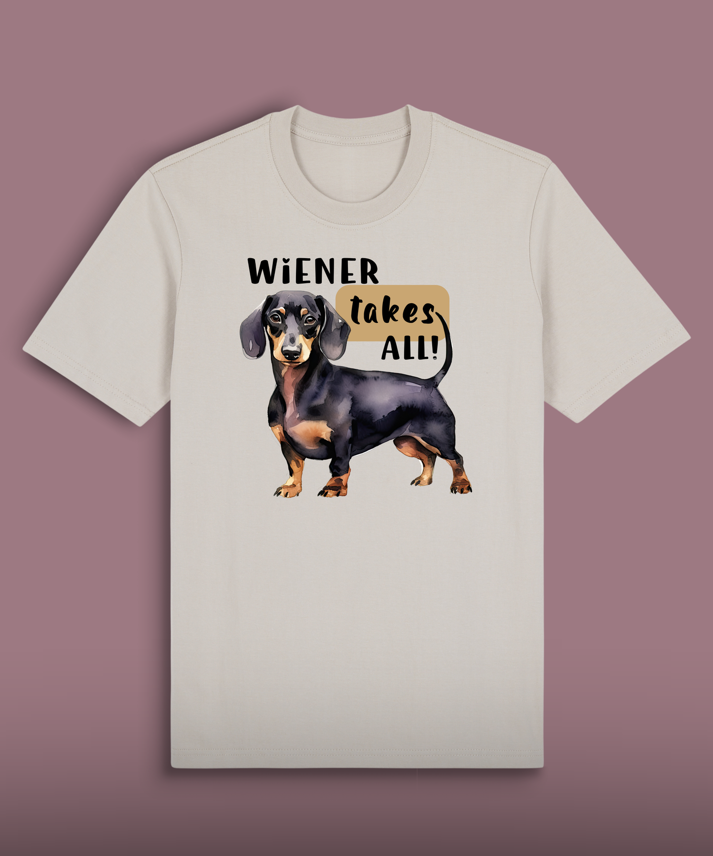 Wiener takes all - Black Dachshund