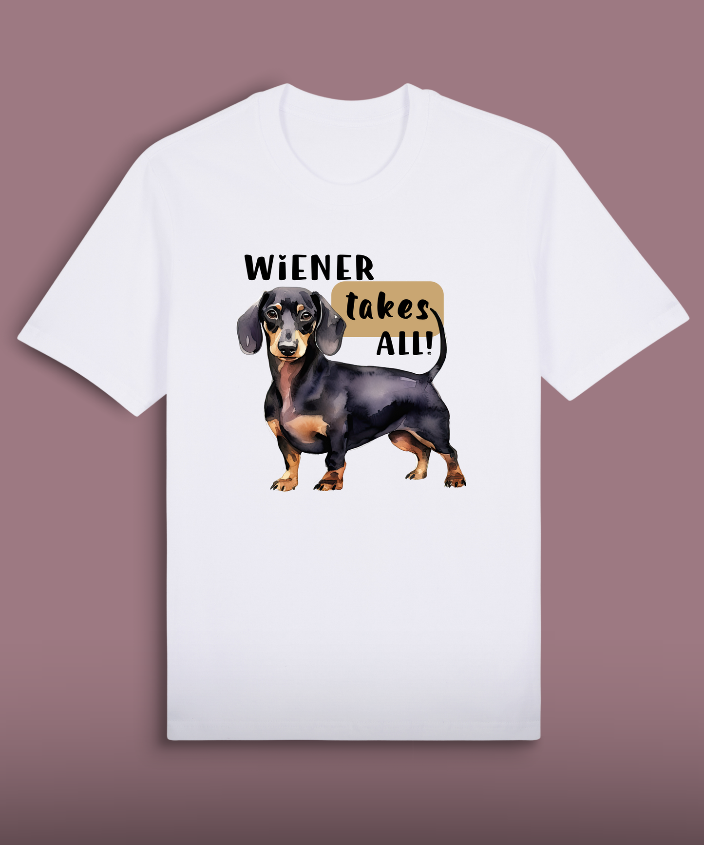 Wiener takes all - Black Dachshund