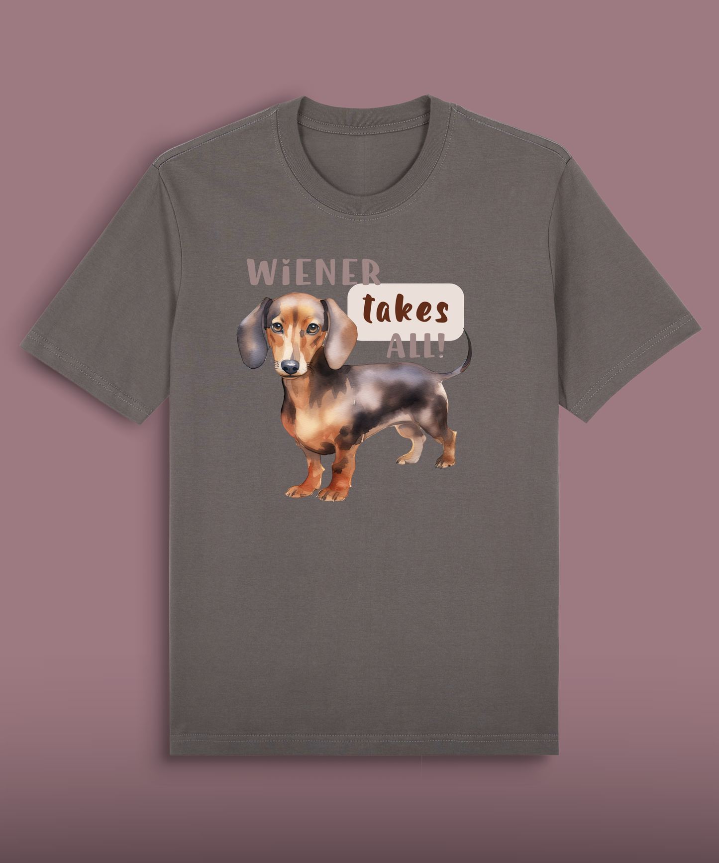 Wiener takes all - Brown Dachshund