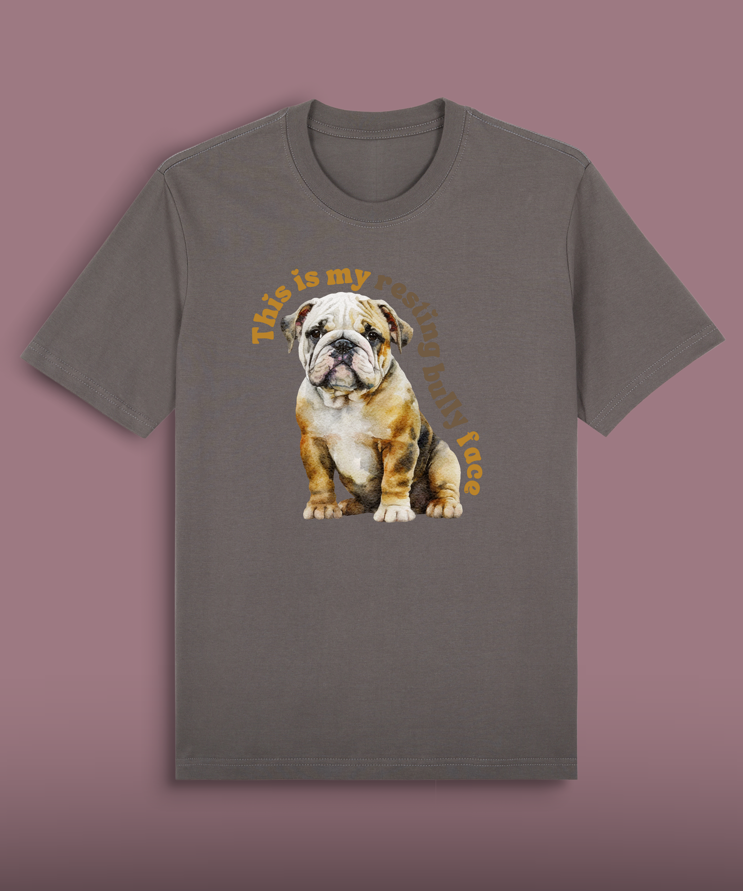 This is my resting Bully Face - Bulldog