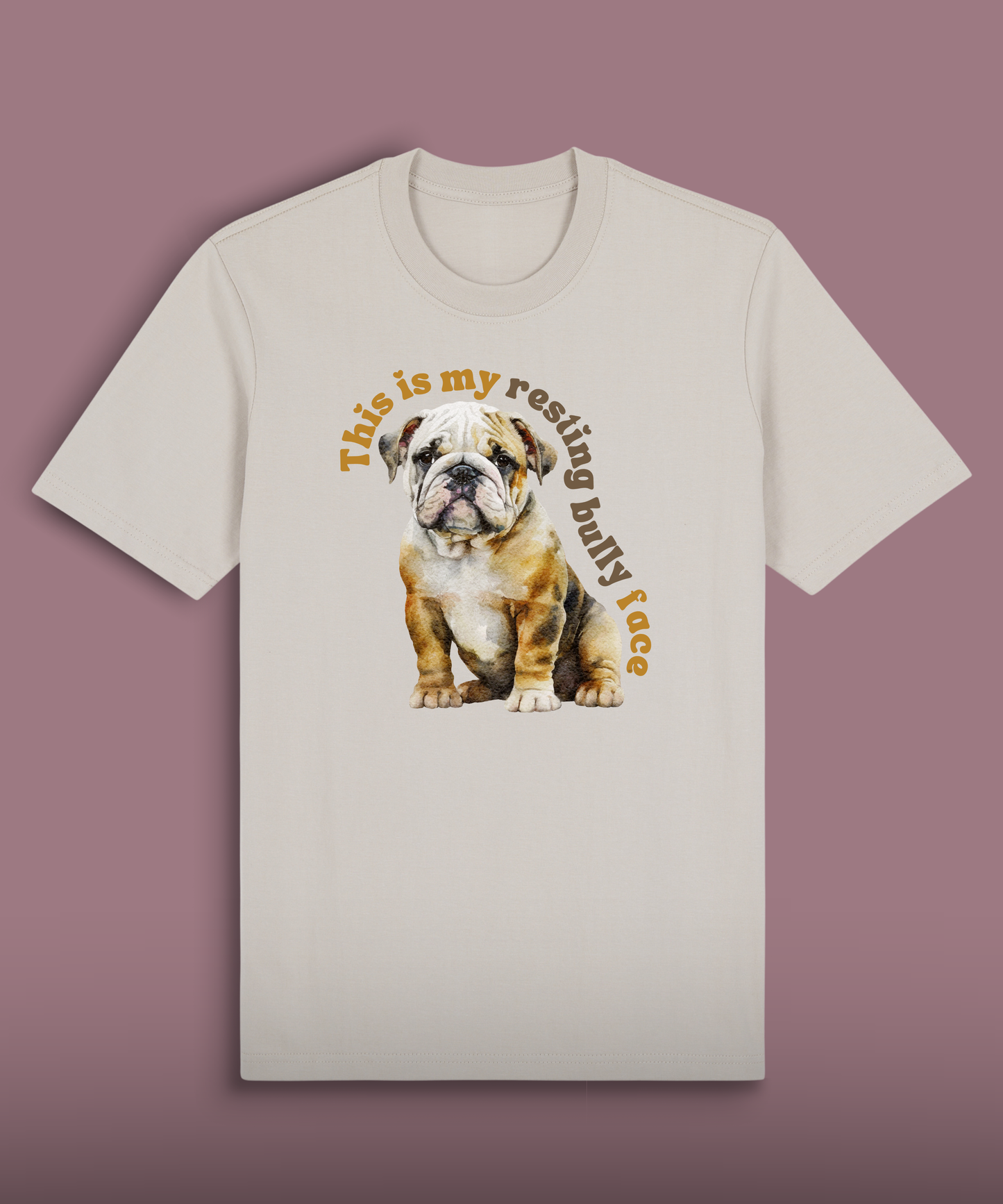 This is my resting Bully Face - Bulldog