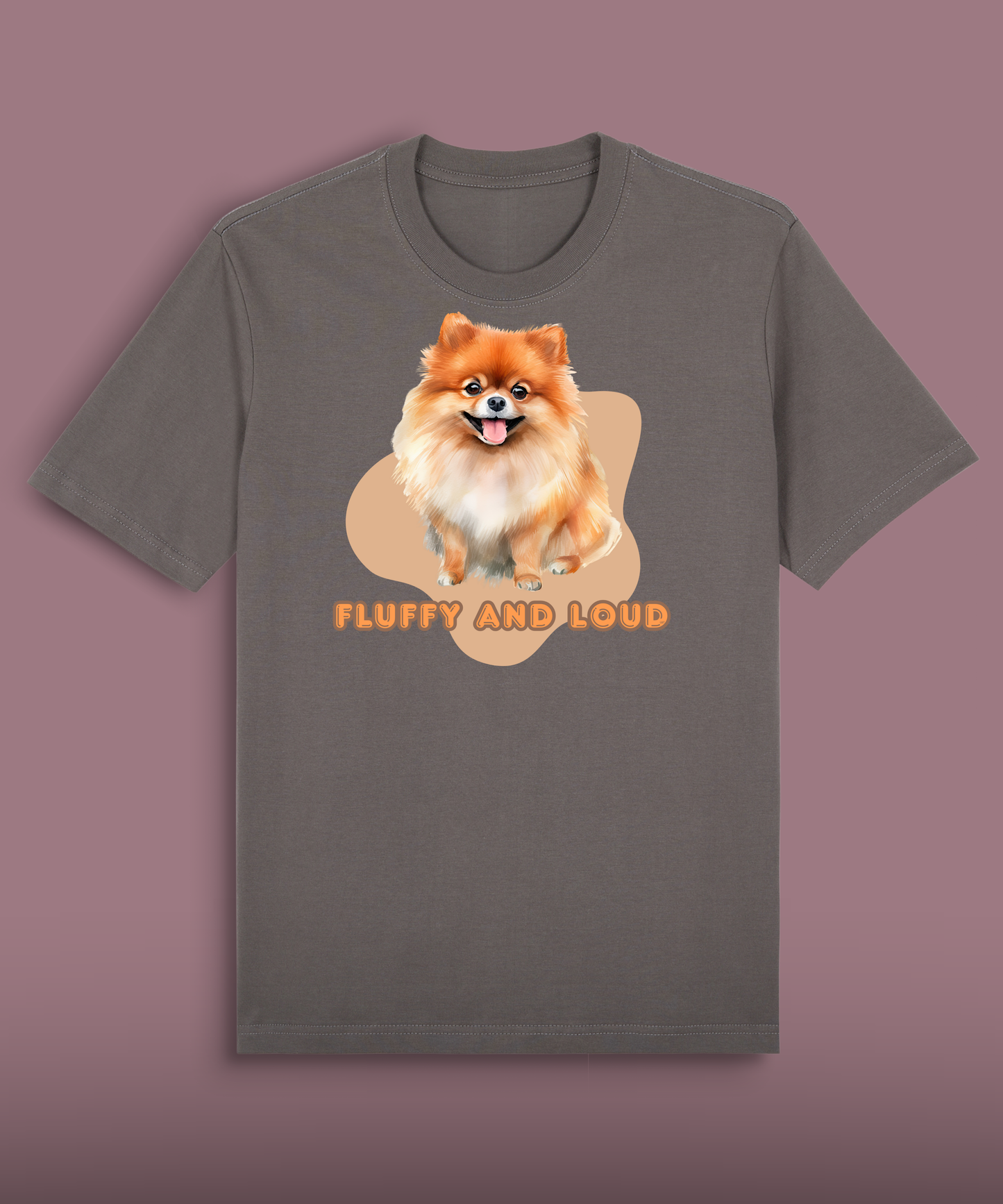 Fluffy and Loud - Tan Pomeranian