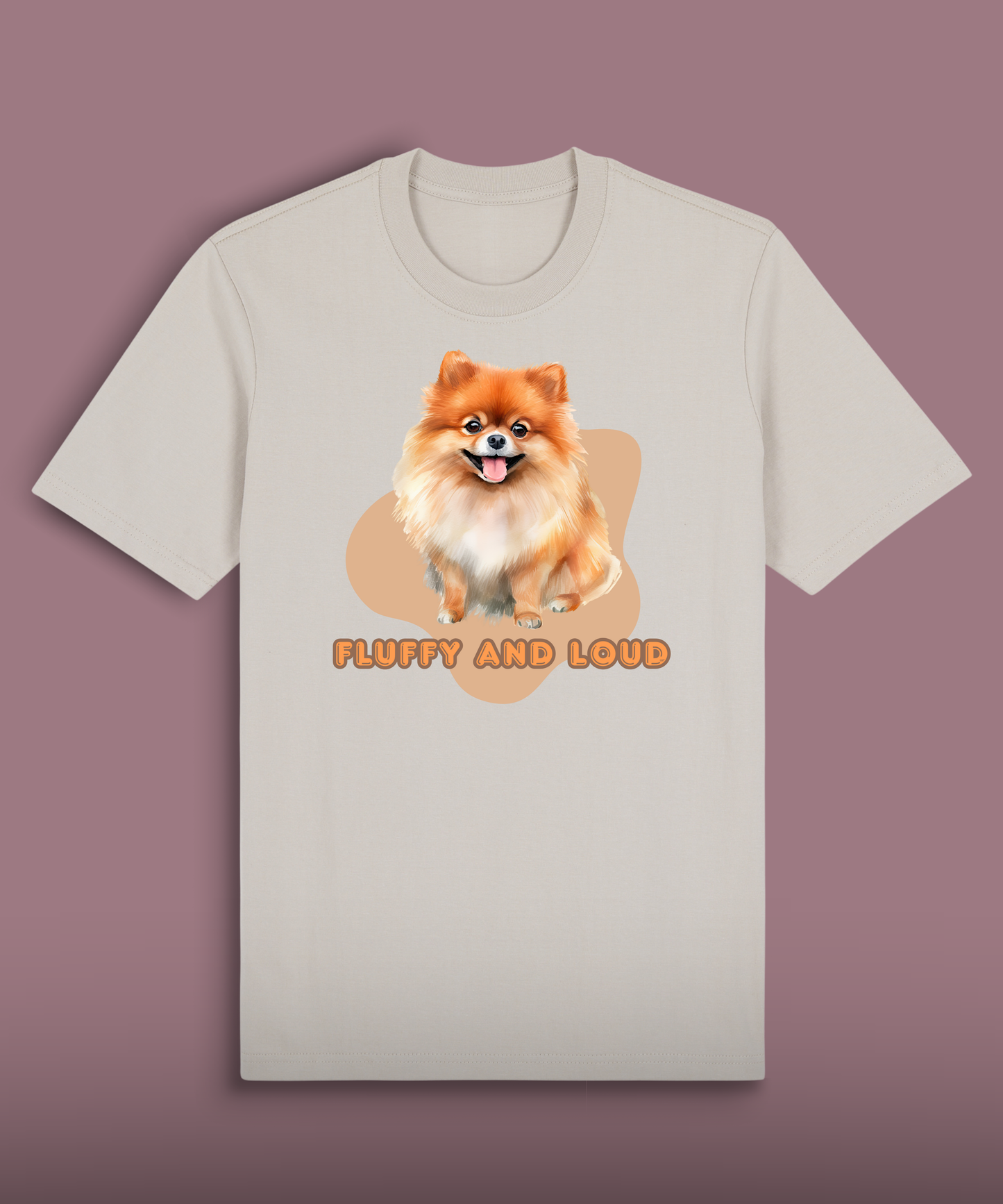Fluffy and Loud - Tan Pomeranian