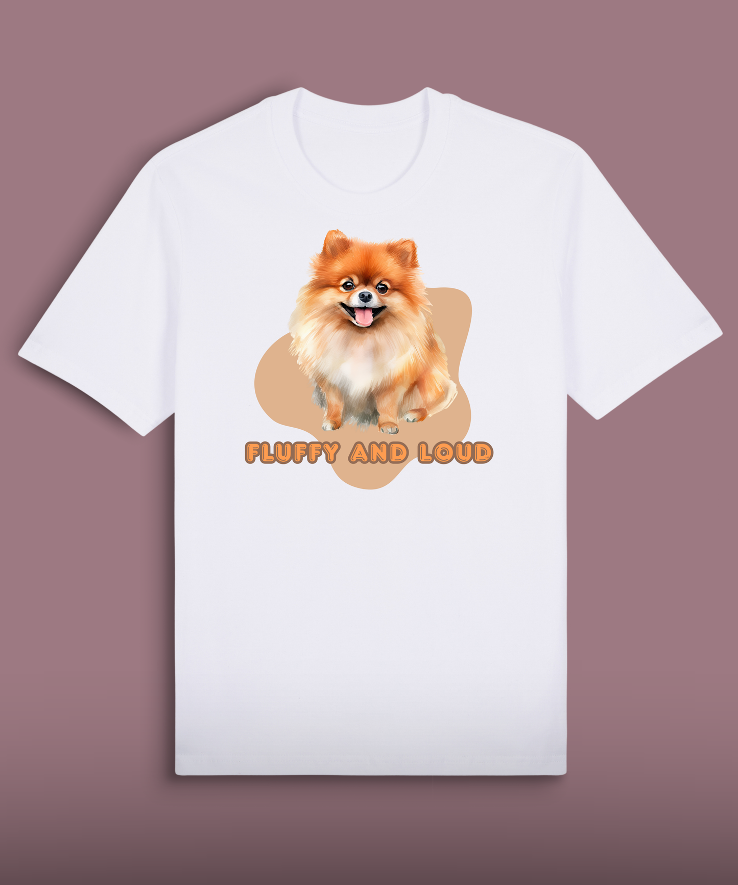 Fluffy and Loud - Tan Pomeranian