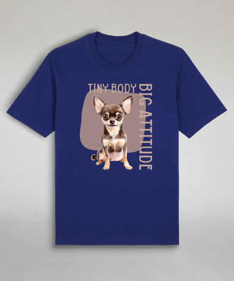 Tiny Body Big Attitude - Brown Chihuahua