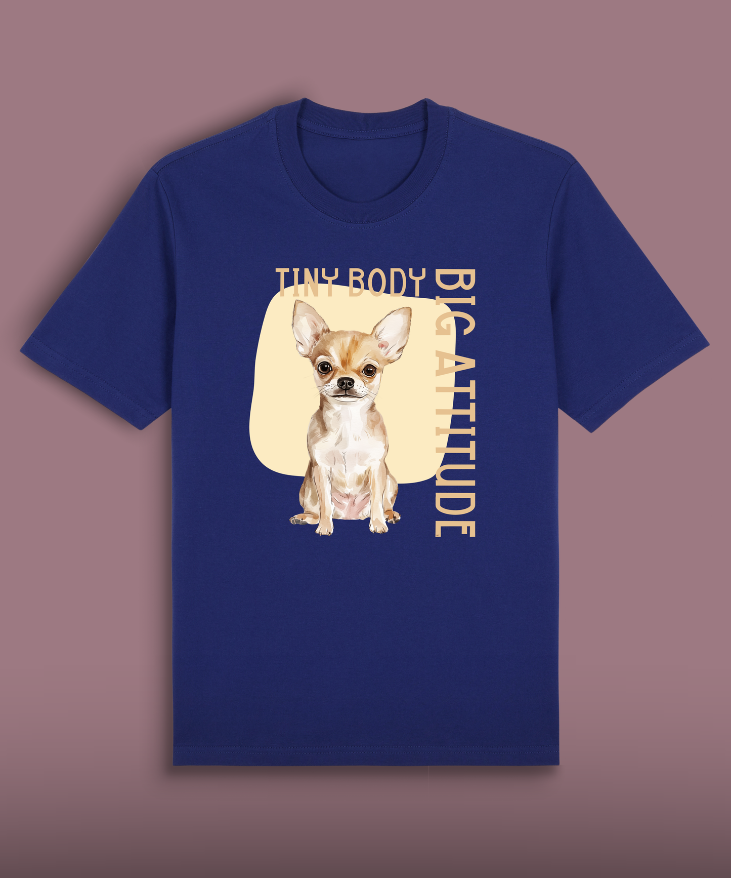 Tiny Body Big Attitude - Tan Chihuahua