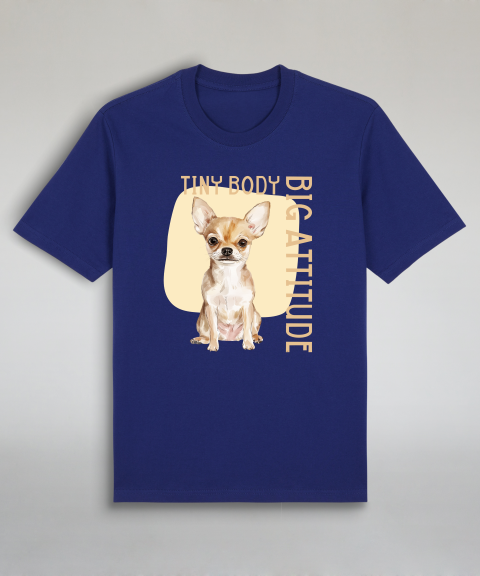 Tiny Body Big Attitude - Tan Chihuahua