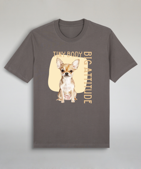 Tiny Body Big Attitude - Tan Chihuahua