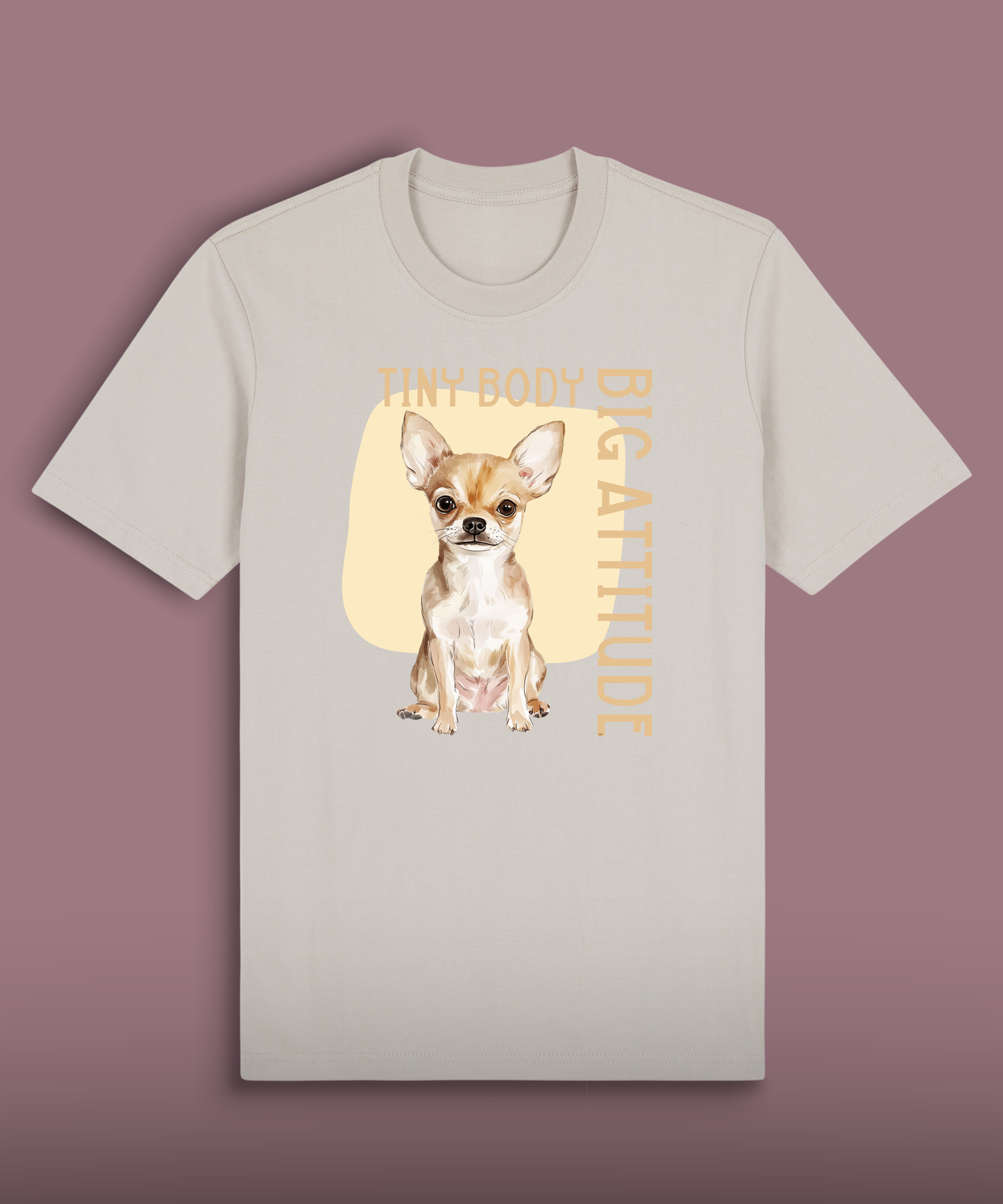Tiny Body Big Attitude - Tan Chihuahua