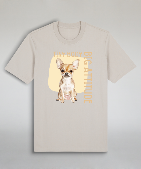 Tiny Body Big Attitude - Tan Chihuahua