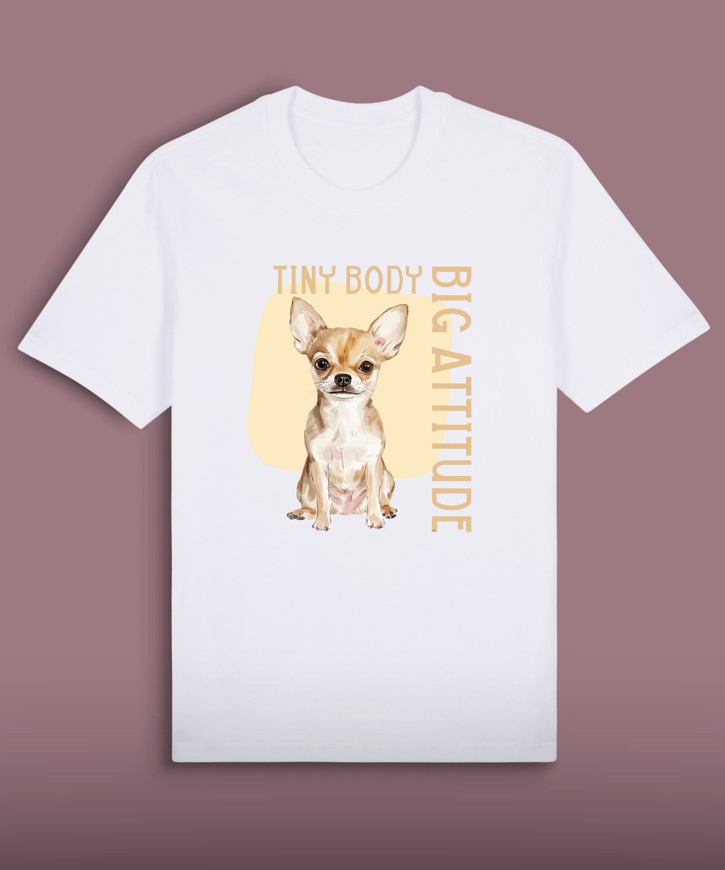 Tiny Body Big Attitude - Tan Chihuahua