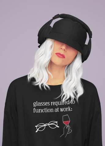 Glasses required to function at work