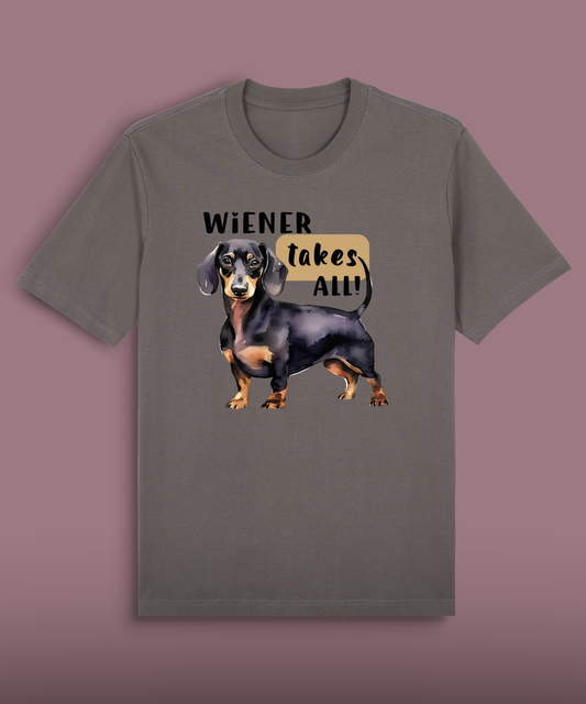 Wiener takes all - Black Dachshund