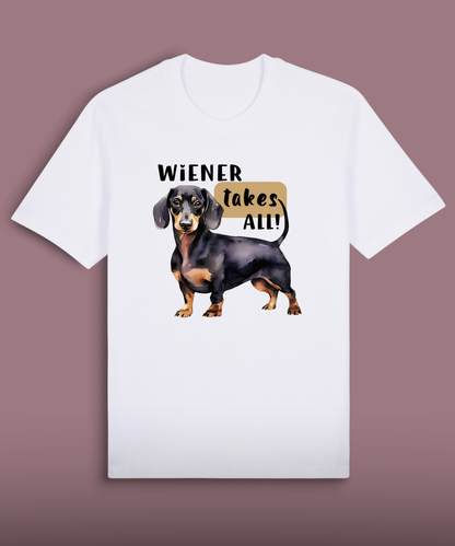 Wiener takes all - Black Dachshund