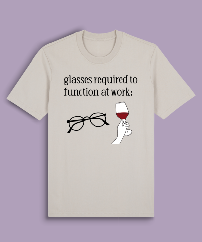 Glasses required to function at work