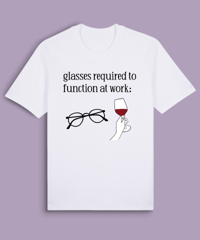 Glasses required to function at work