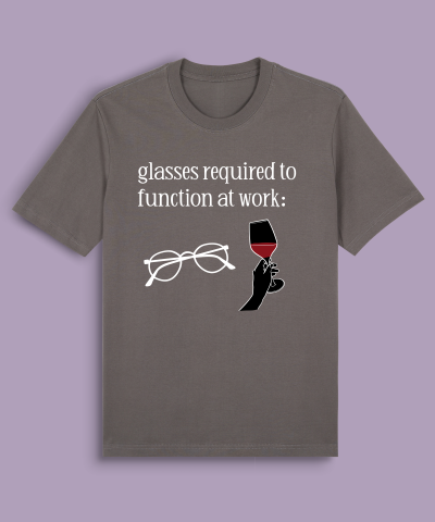 Glasses required to function at work