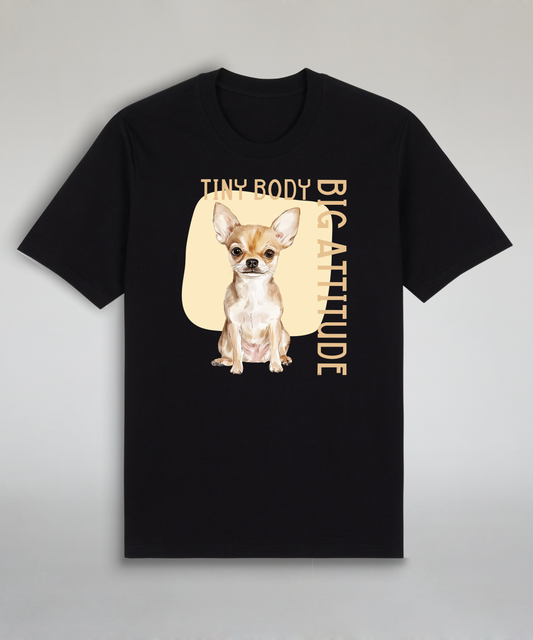 Tiny Body Big Attitude - Tan Chihuahua