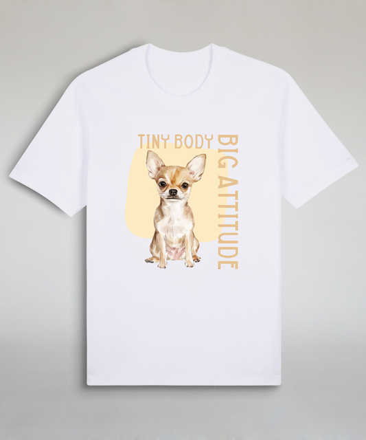 Tiny Body Big Attitude - Tan Chihuahua