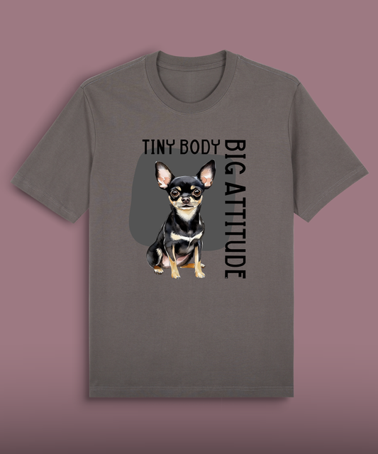 Tiny Body Big Attitude - Black Chihuahua