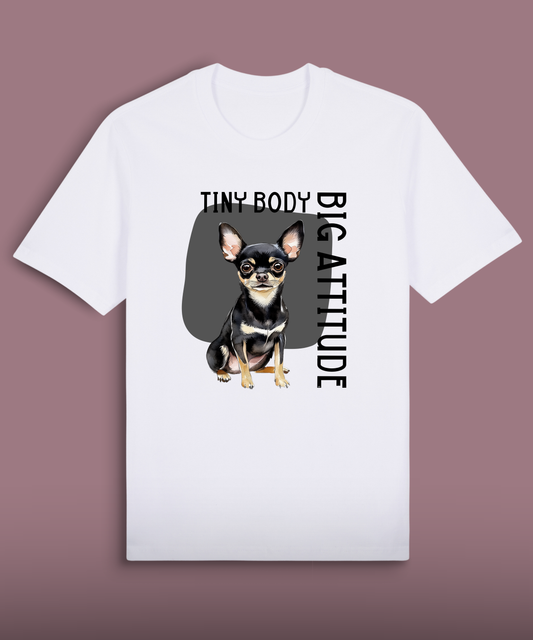 Tiny Body Big Attitude - Black Chihuahua