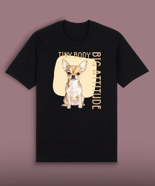 Tiny Body Big Attitude - Tan Chihuahua