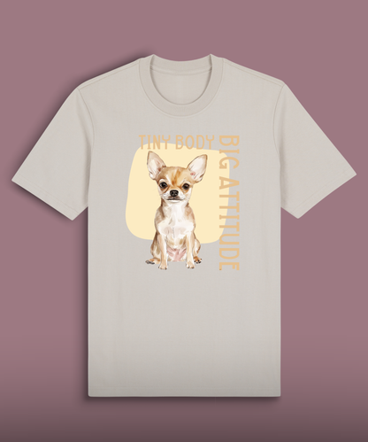 Tiny Body Big Attitude - Tan Chihuahua