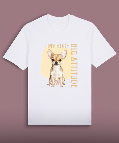 Tiny Body Big Attitude - Tan Chihuahua