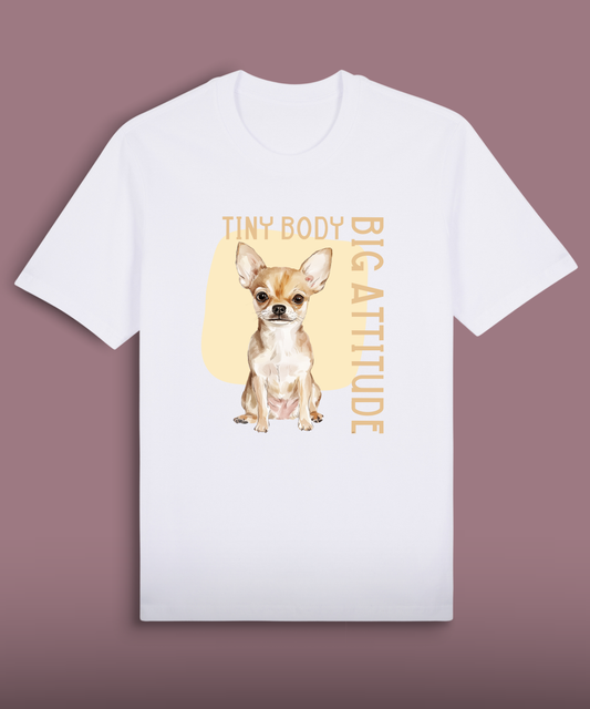 Tiny Body Big Attitude - Tan Chihuahua